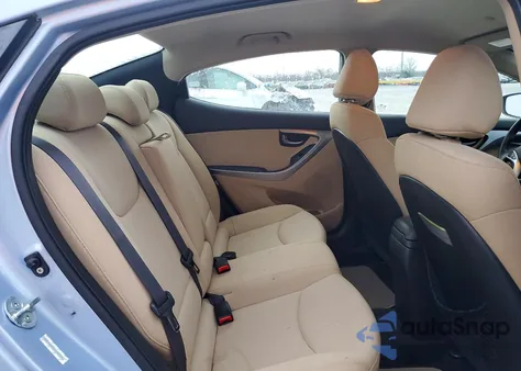 2012 Hyundai Elantra Gls из США, поврежденный, VIN KMHDH4AE4CU465093